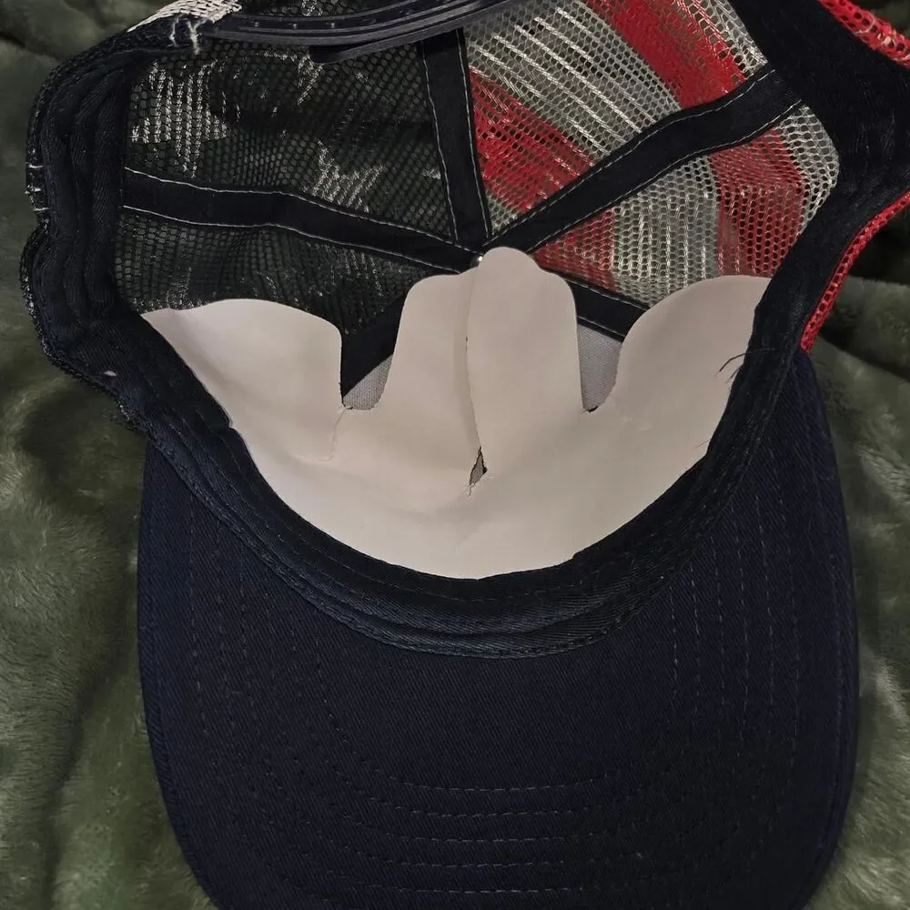 Unbranded Men's Navy and Blue Hat